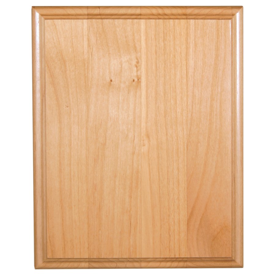 Engraved All American Red Alder Plaque - 6 x 8 in
