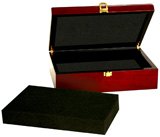 Engraved Rosewood Piano Finish Gift Box - 10 1/4 x 7 1/2 x 3 1/8 in