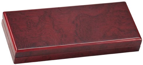 Engraved Rosewood Finish Gift Box - 8 3/4 x 3 3/4 x 1 1/4 in