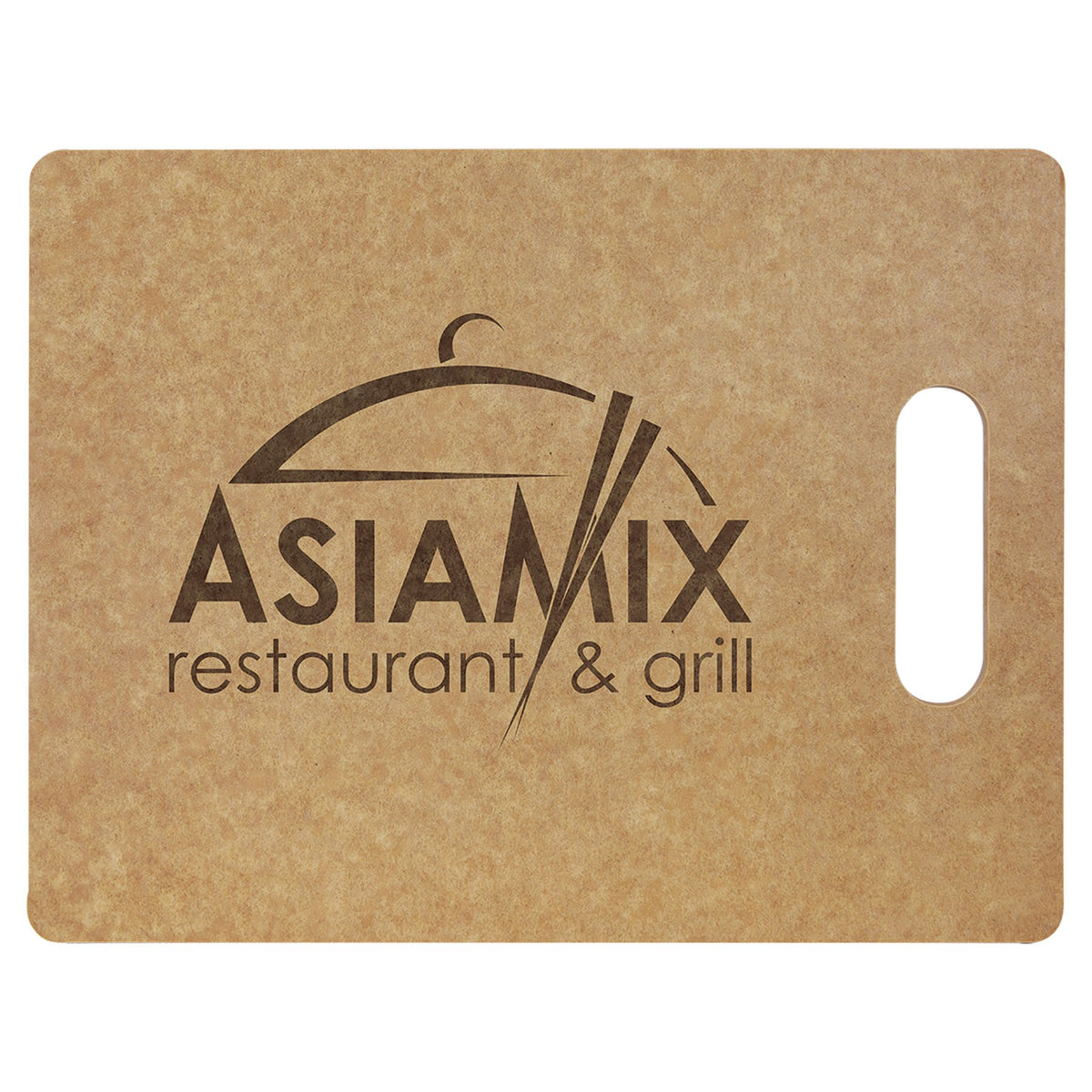 Engraved Eco Rectangle Cutting Board - 11 1/2 x 8 3/4 in