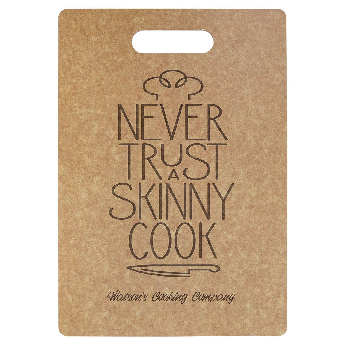Engraved Eco Rectangle Cutting Board - 13 3/4 x 9 3/4 in