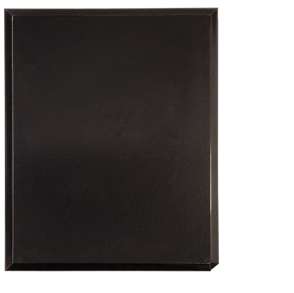 Engraved High Gloss Plaque - Solid Black / 5 x 7 in