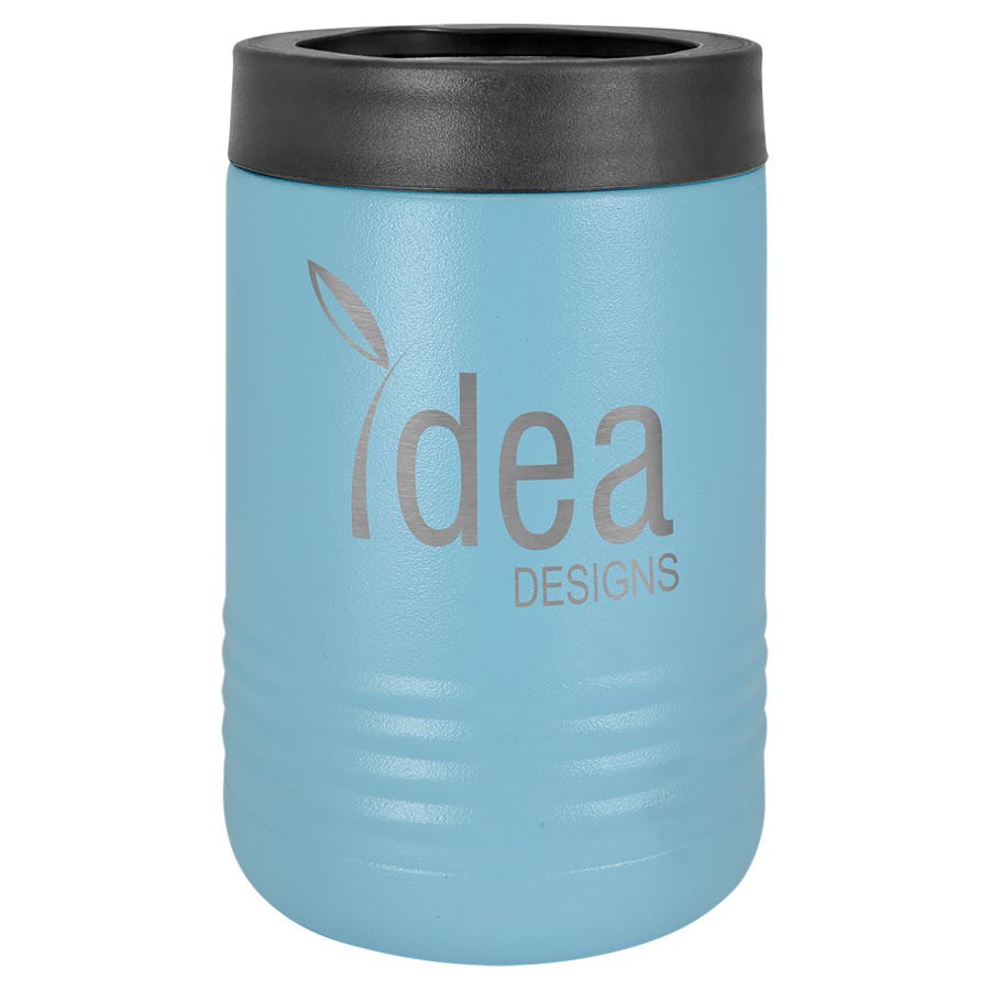 Engraved Polar Camel Vacuum Insulated Beverage Holder - Light Blue