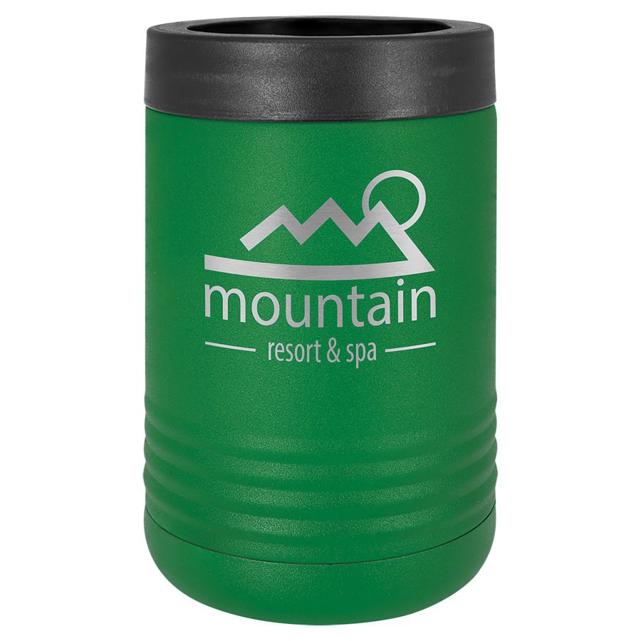 Engraved Polar Camel Vacuum Insulated Beverage Holder - Green