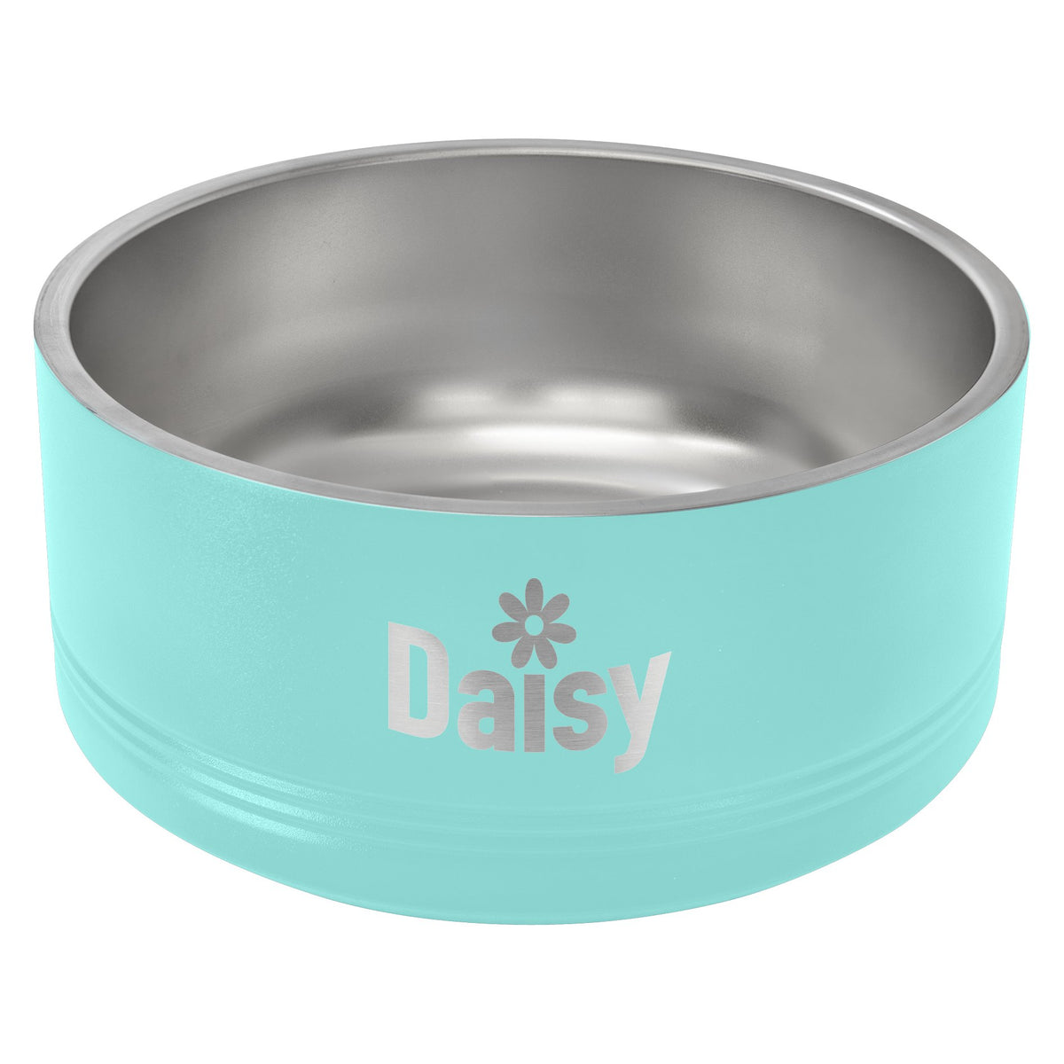 Engraved Polar Camel Pet Bowl - Teal / Large (64 oz)