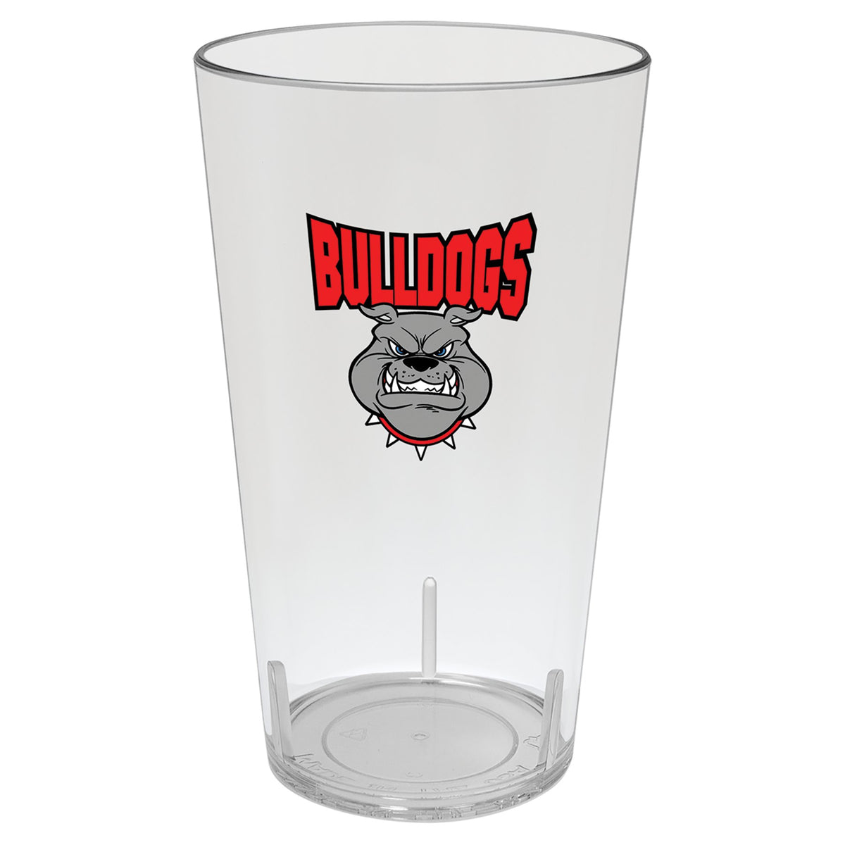 Engraved Clear Plastic Cup - 16 oz