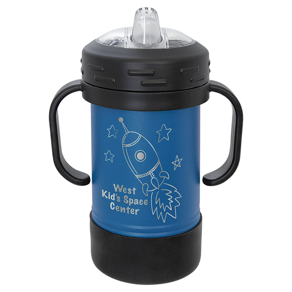 Engraved Polar Camel 10 oz Sippy Cup - Royal Blue