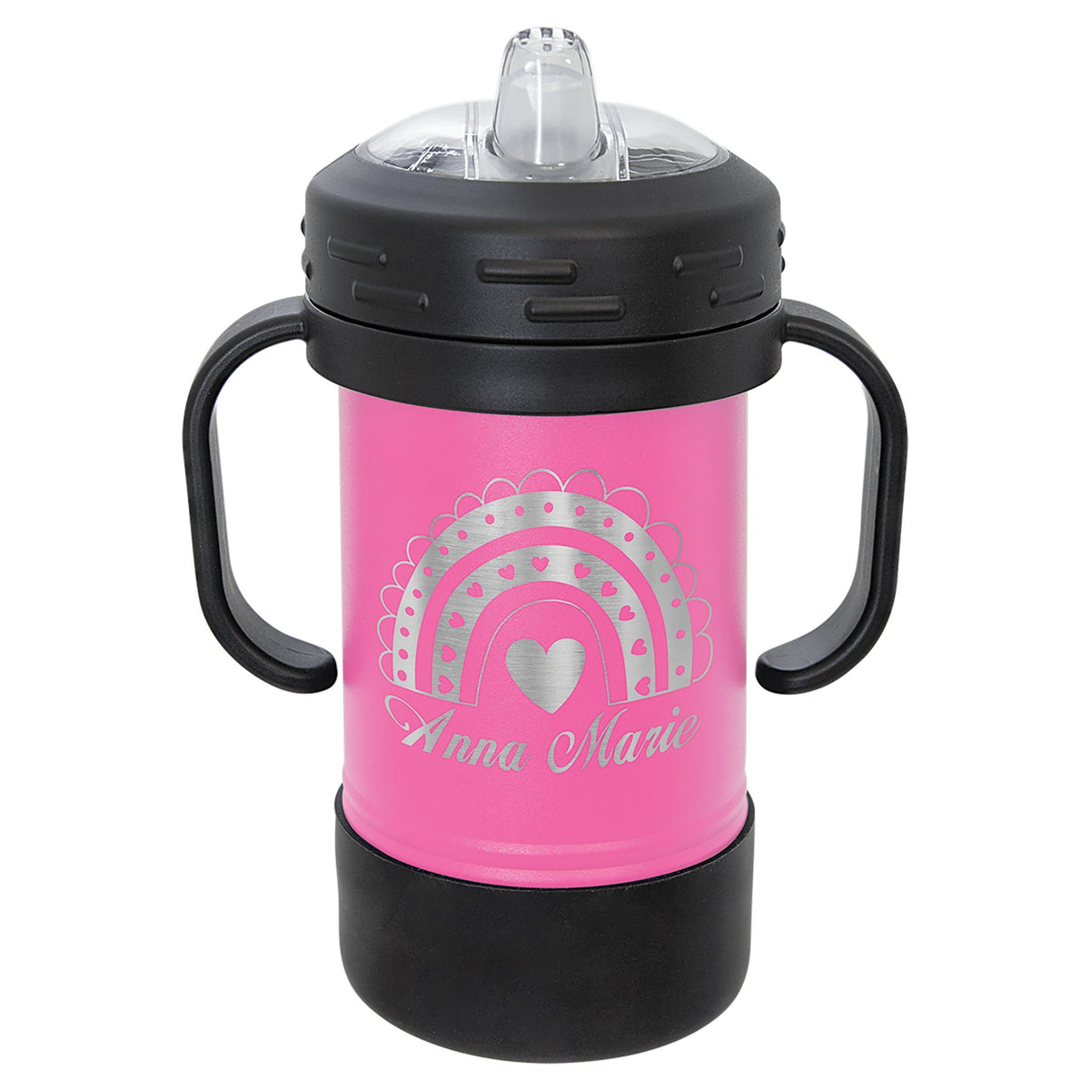 Engraved Polar Camel 10 oz Sippy Cup - Pink