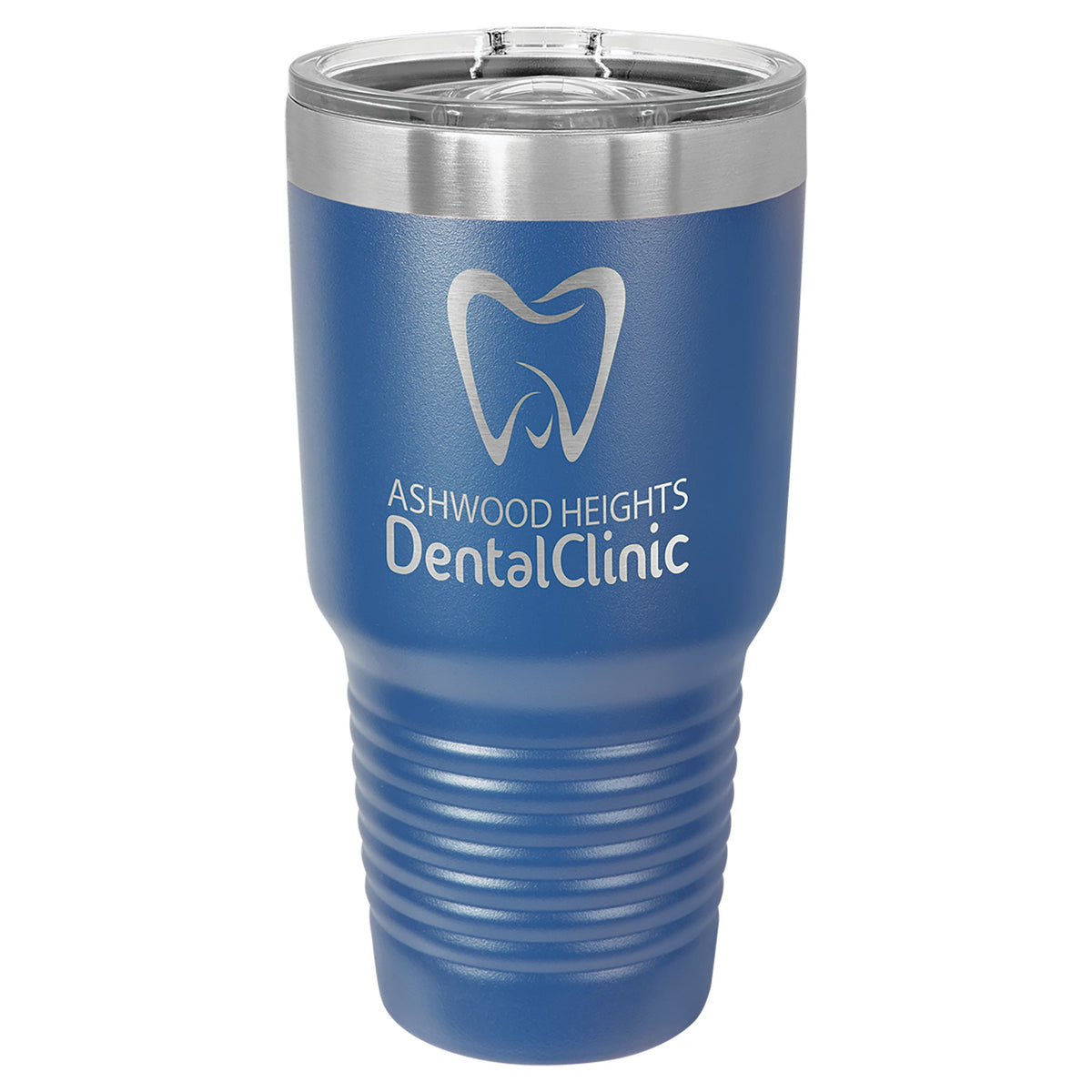 Engraved Polar Camel Ringneck Tumbler with Slider Lid - Royal Blue / 30 oz