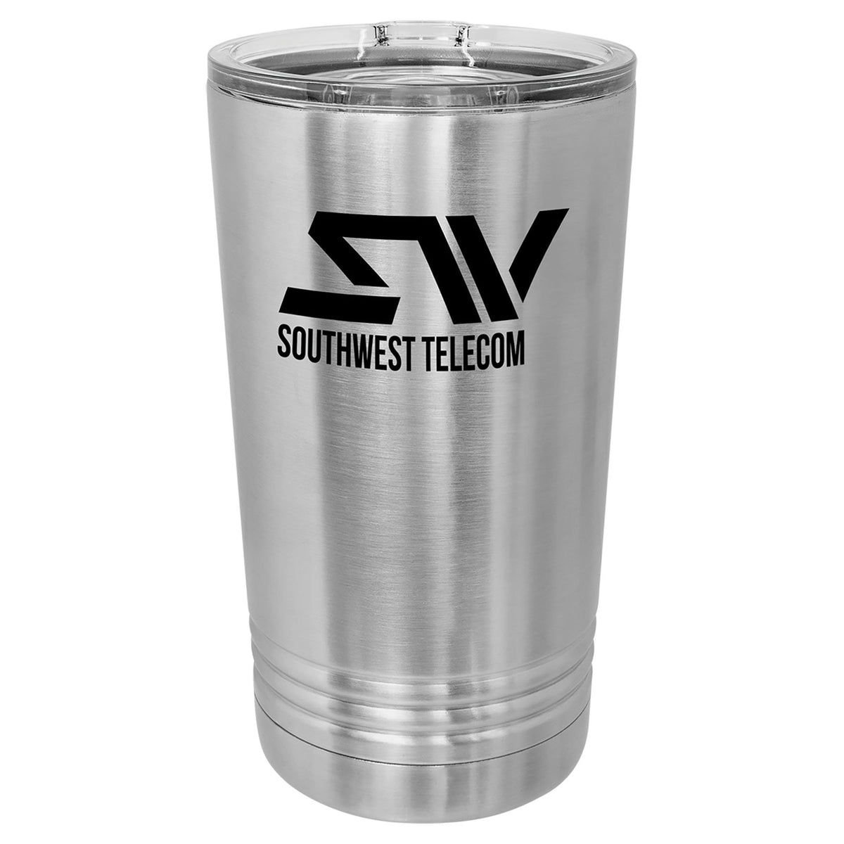 Engraved Polar Camel 16 oz Pint with Slider Lid - Stainless Steel