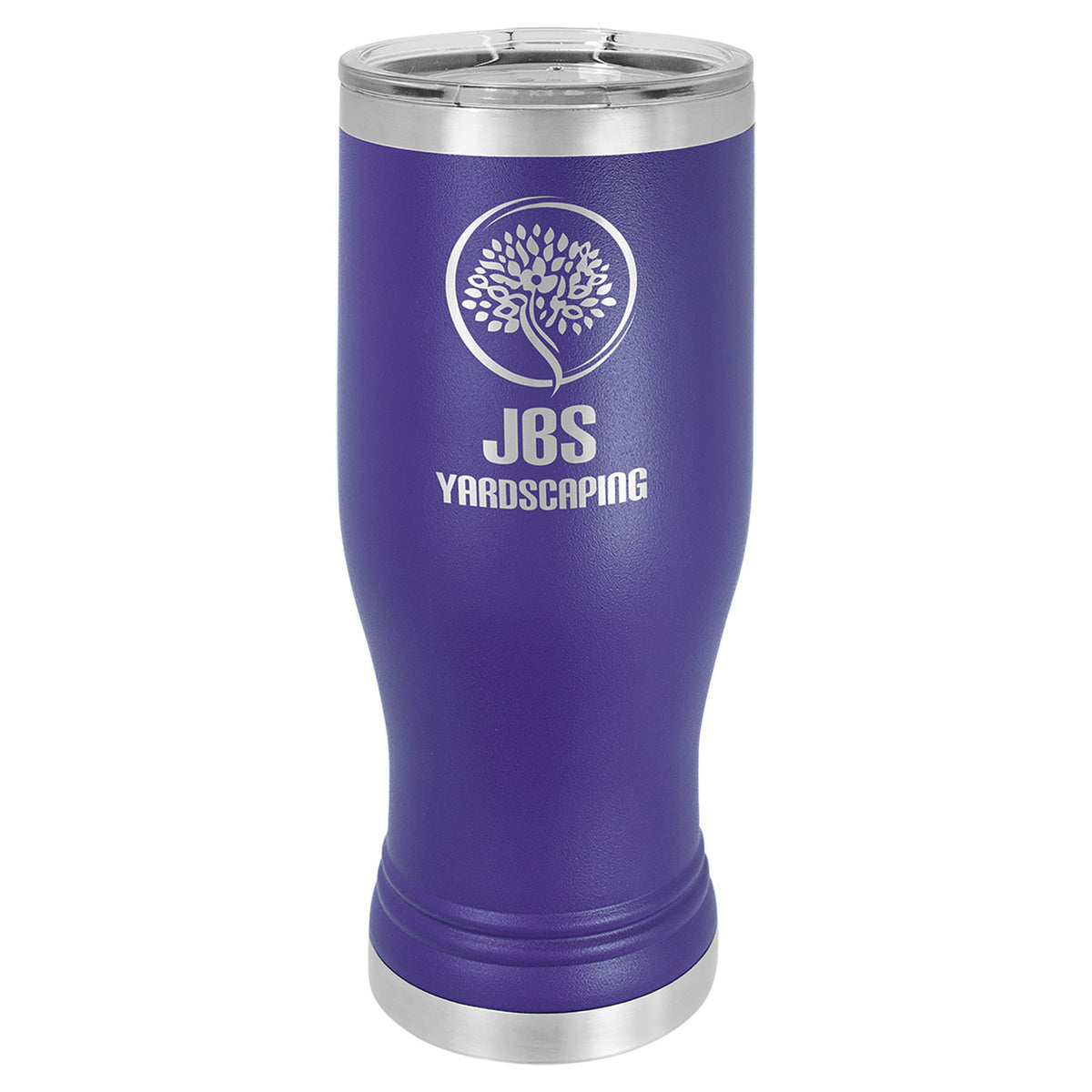 Engraved Polar Camel Pilsner Tumbler with Lid - Purple / 20 oz