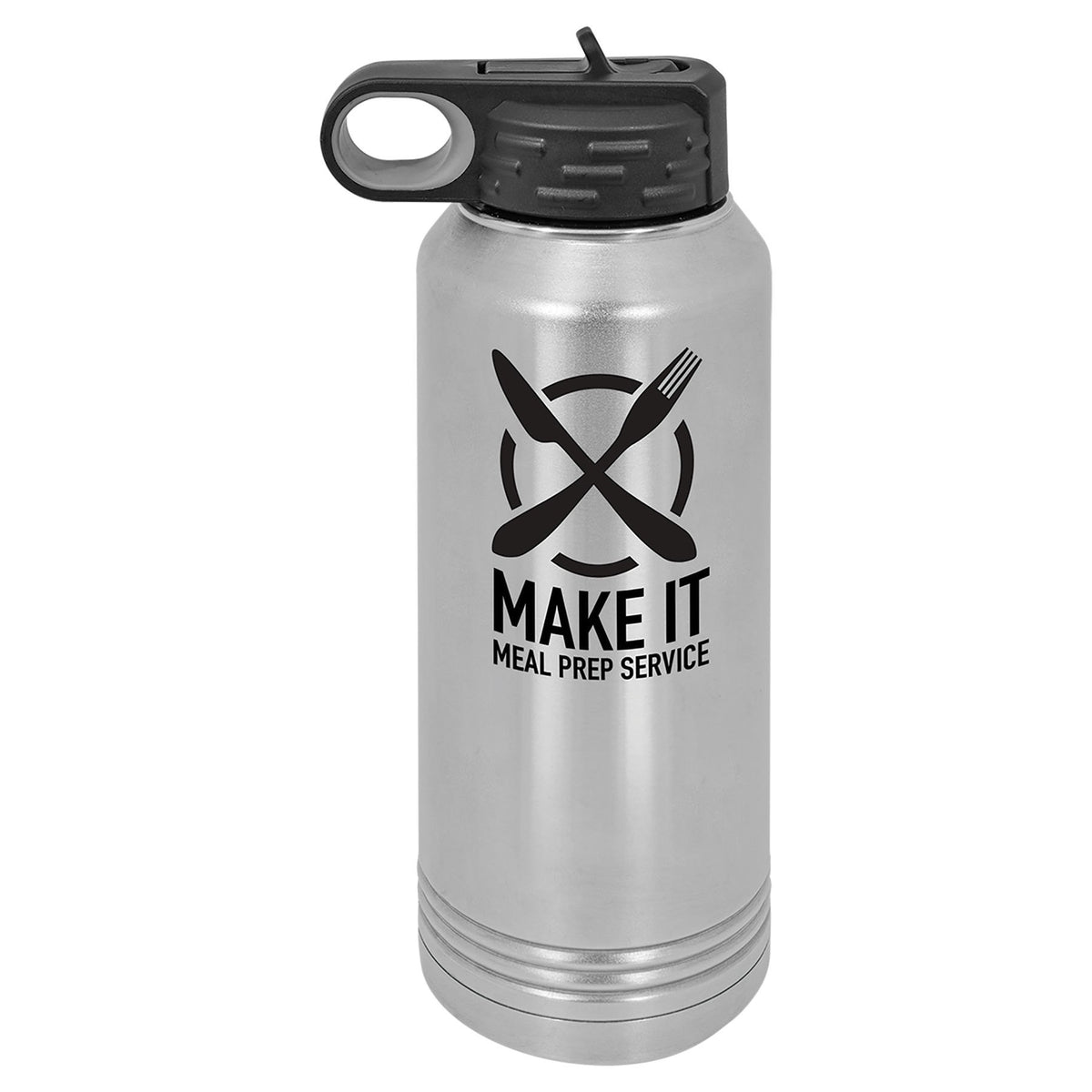 Engraved Polar Camel Water Bottle - Stainless Steel / 32 oz
