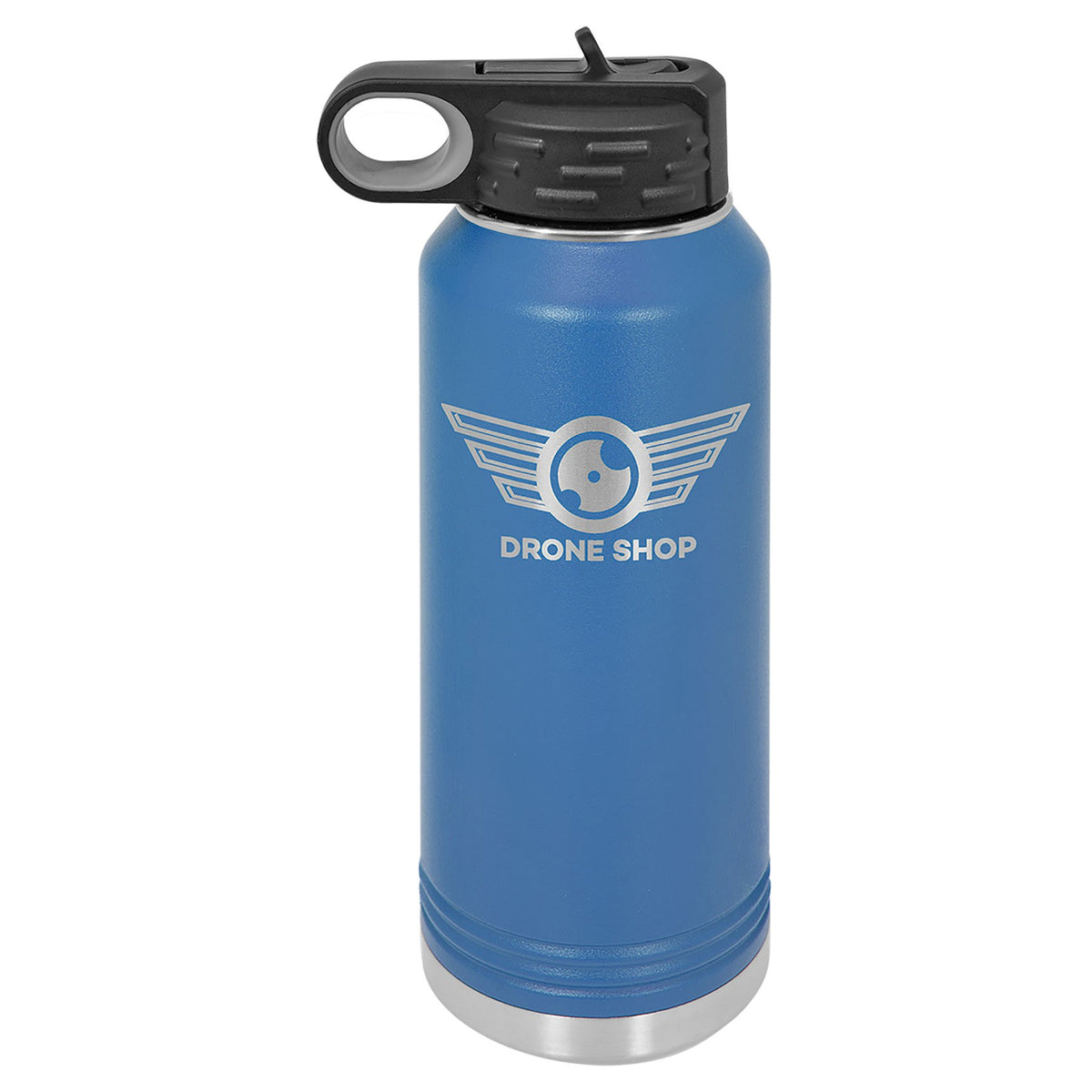 Engraved Polar Camel Water Bottle - Royal Blue / 32 oz