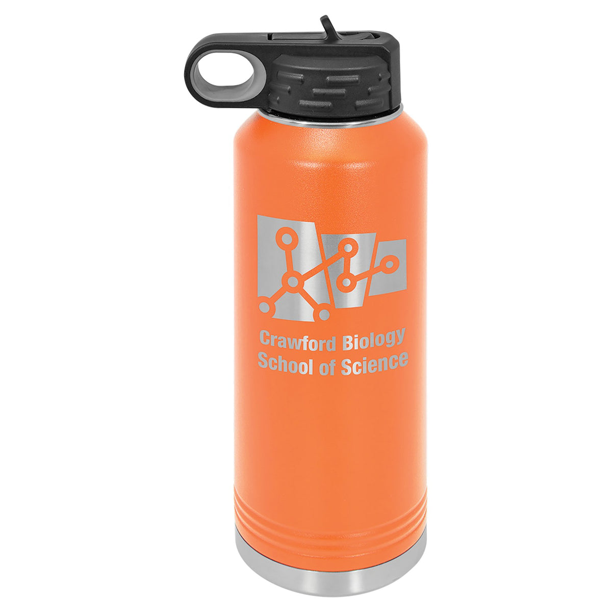 Engraved Polar Camel Water Bottle - Orange / 40 oz