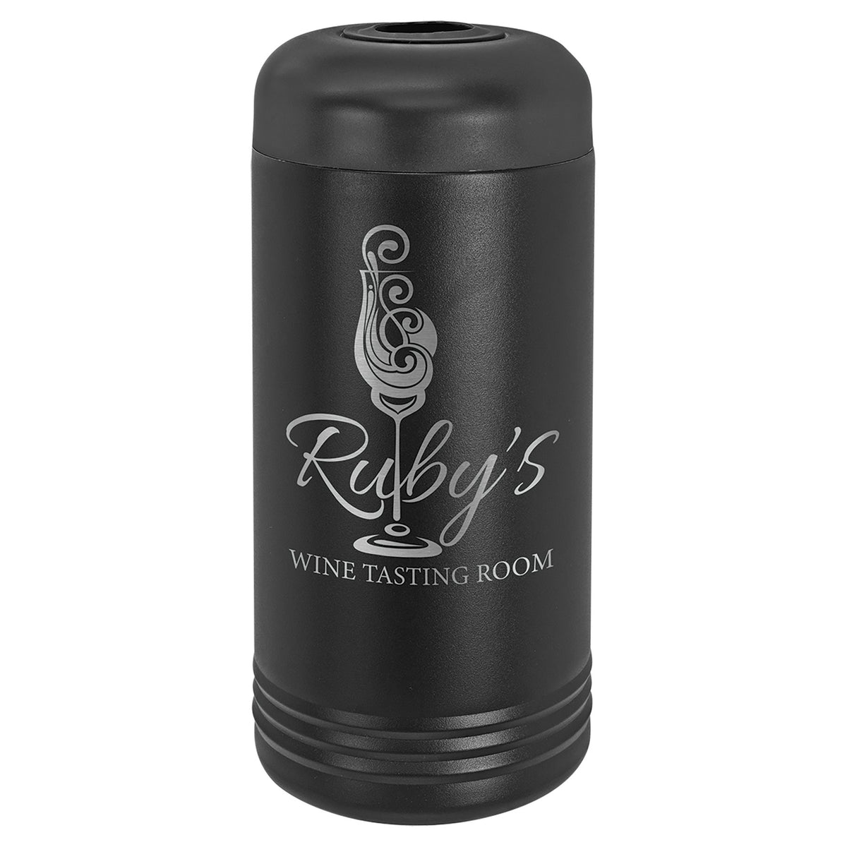 Engraved Polar Camel Wine Chiller - Black