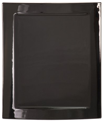 Engraved Eclipse Piano Finish Plaque - Black / 8 1/2 x 10 in