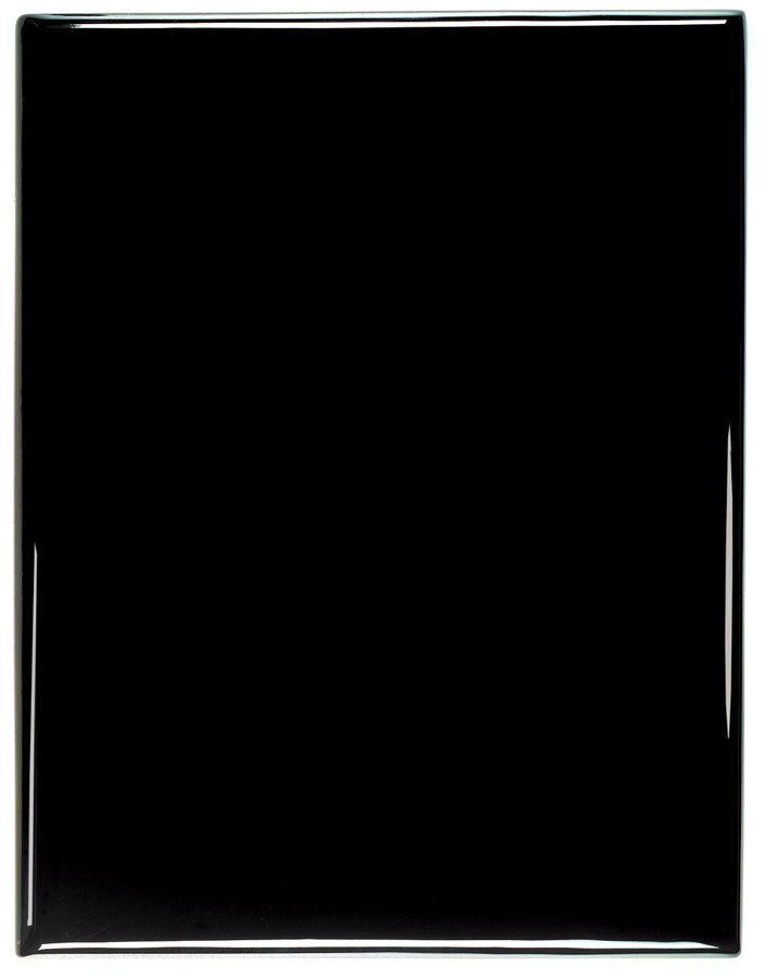 Engraved Piano Finish Plaque - Black / 12 x 15 in