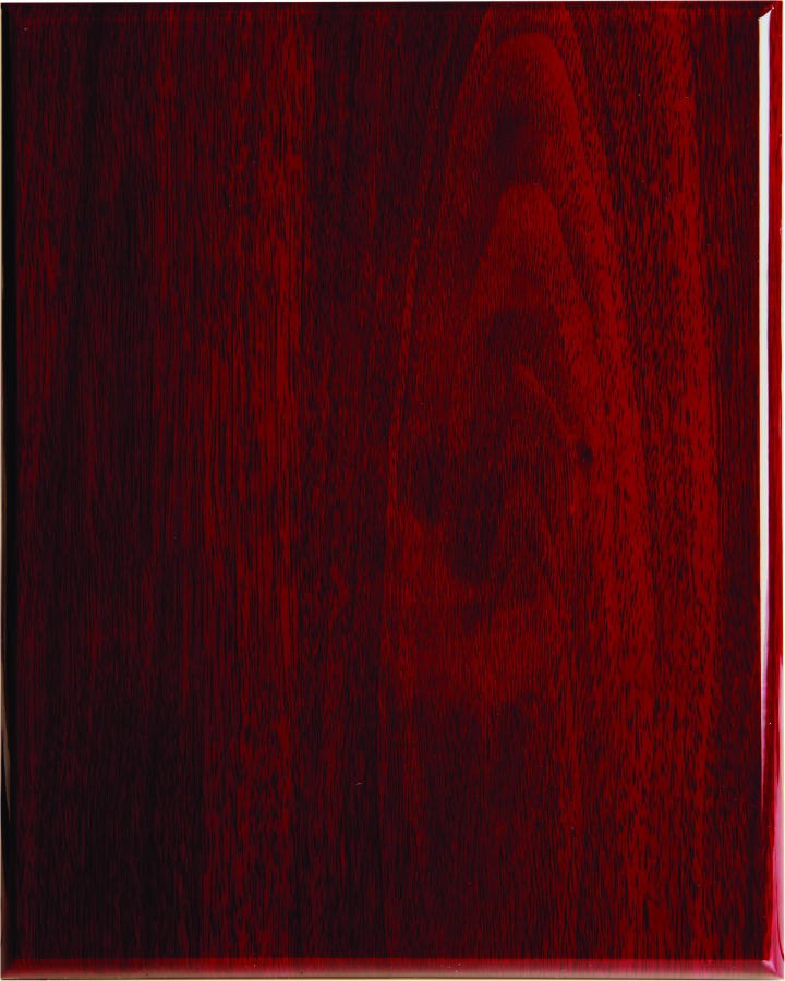 Engraved Rosewood Royal Piano Finish Plaque - 8 x 10 in