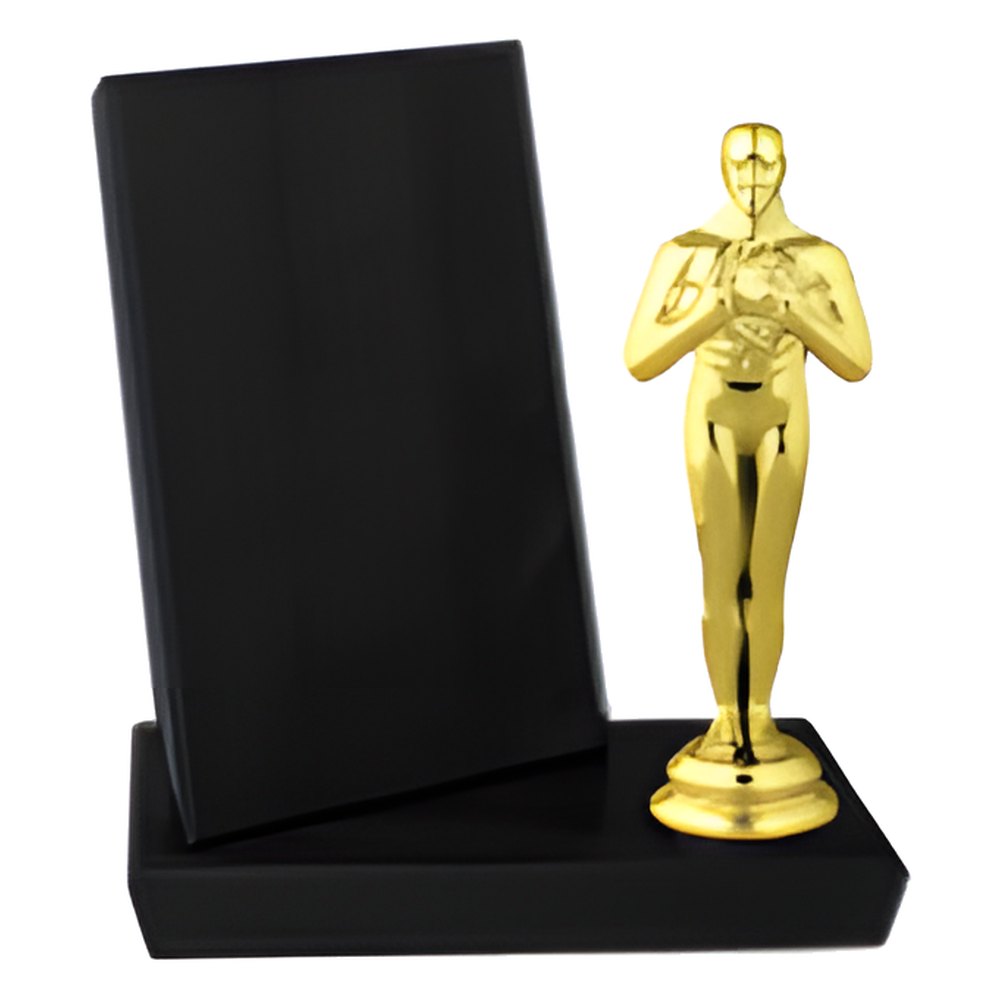 Engraved Value Standup Plaque - Black / 4 x 6 in