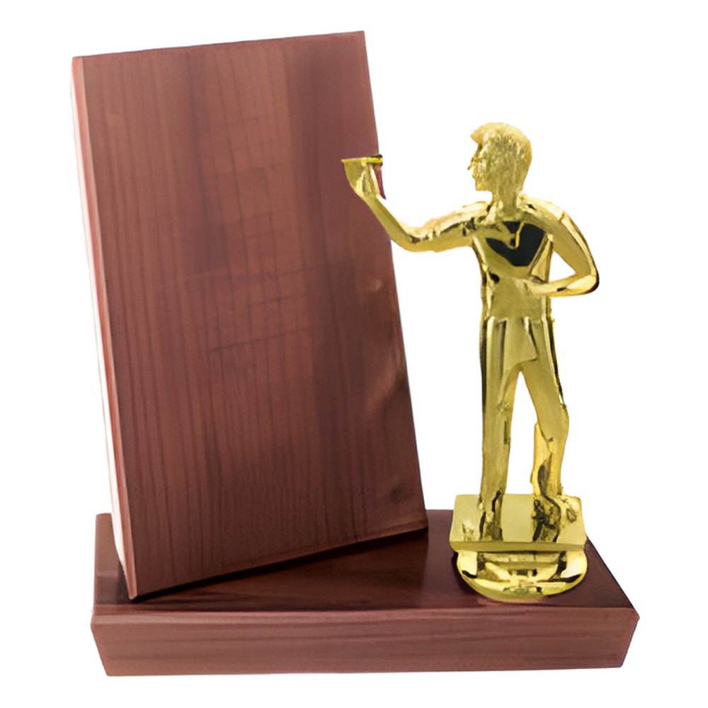 Engraved Value Standup Plaque - Cherry / 4 x 6 in
