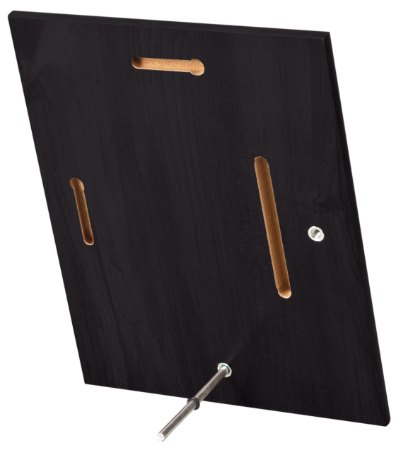 Engraved Gloss Value Plaque with Pin - Black / 9 x 12 in
