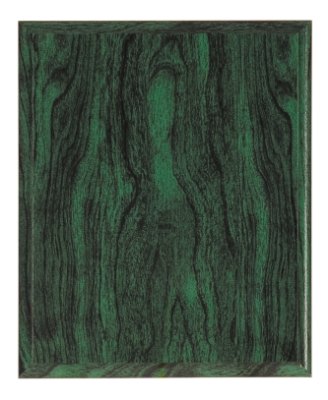 Engraved Woodgrain Plaque - Green / 8 x 10 in