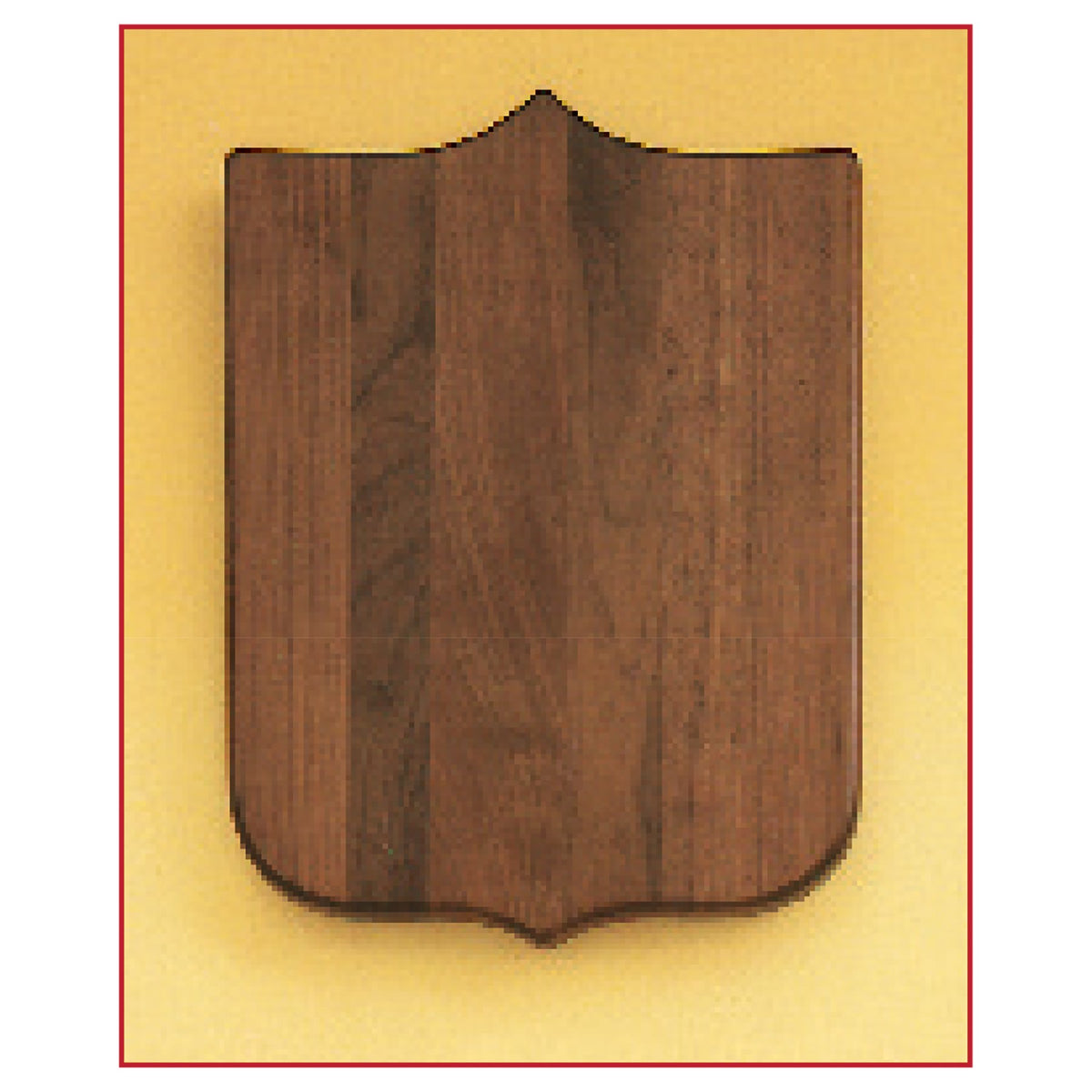 Engraved Airflyte American Walnut Plaque - 12 x 16 in