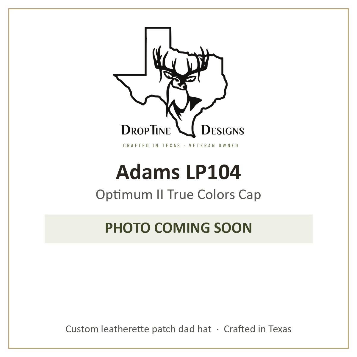 Photo coming soon: Adams LP104 Optimum II True Colors Cap