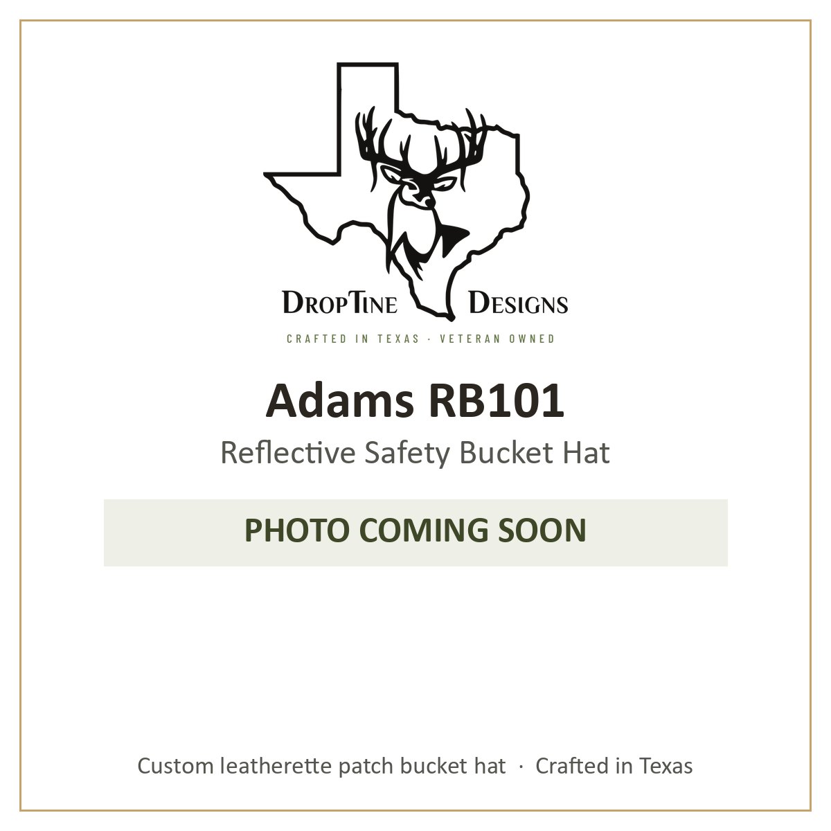 Photo coming soon: Adams RB101 Reflective Safety Bucket Hat