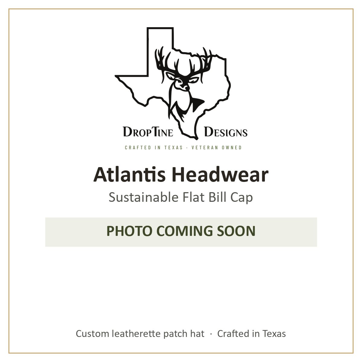 Photo coming soon: Atlantis Headwear Sustainable Flat Bill Cap