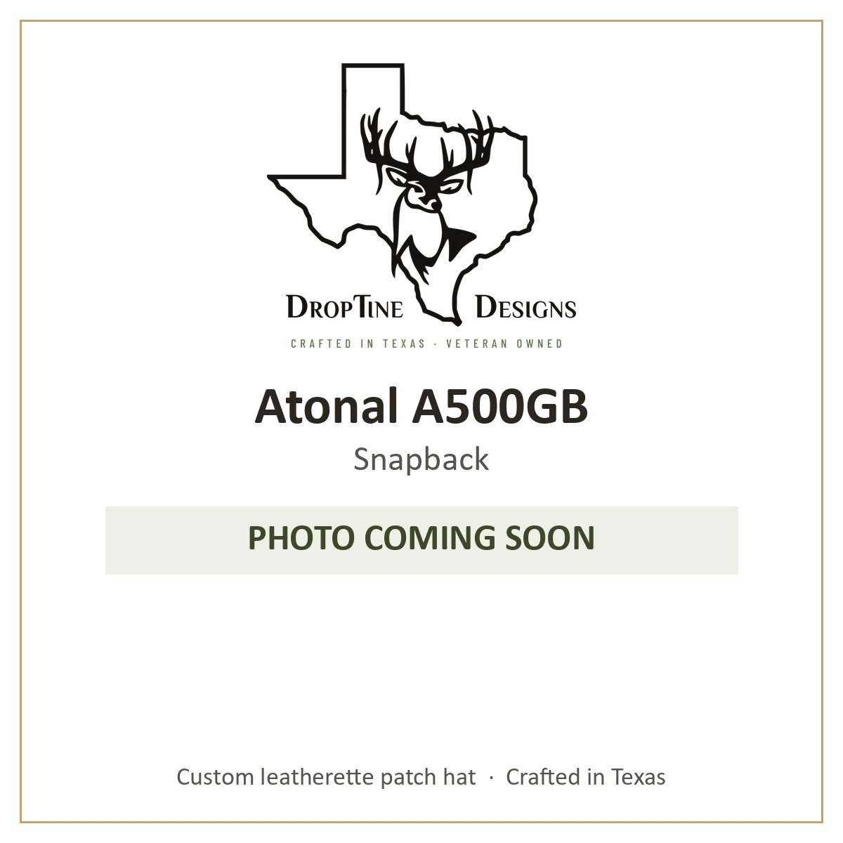 Photo coming soon: Atonal A500GB Snapback