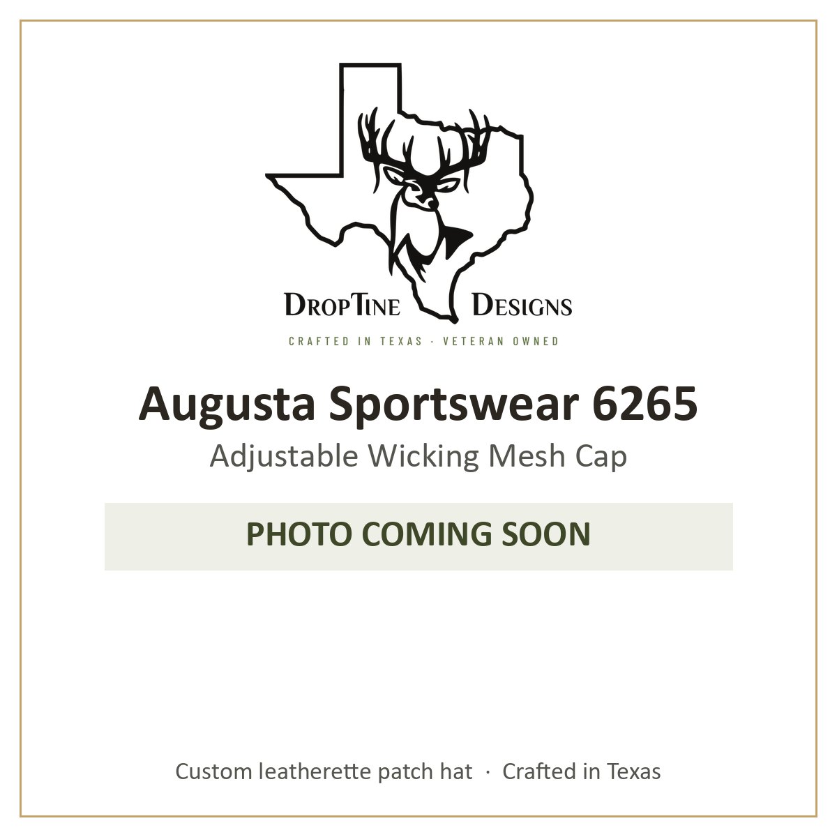 Photo coming soon: Augusta Sportswear 6265 Adjustable Wicking Mesh Cap