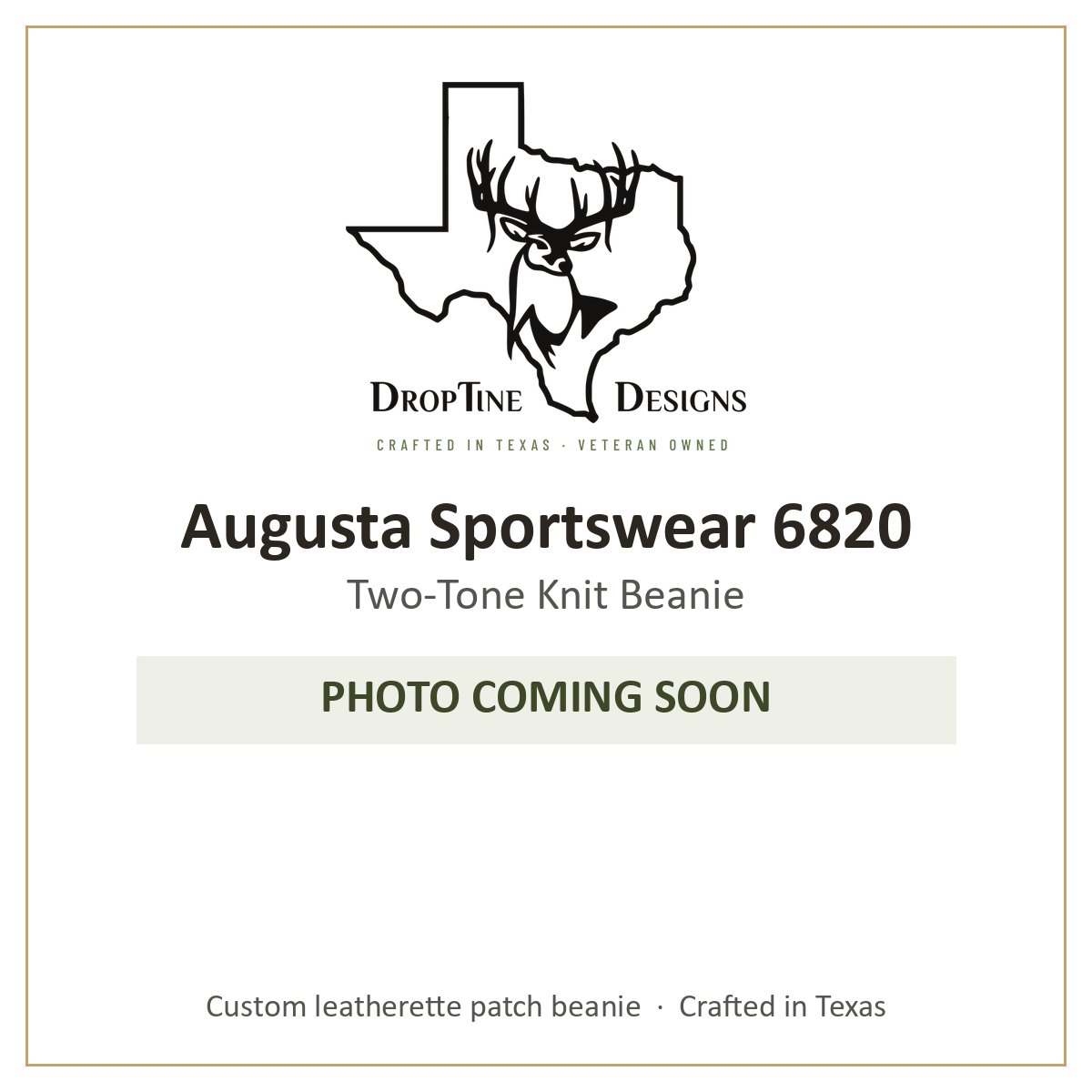 Photo coming soon: Augusta Sportswear 6820 Two-Tone Knit Beanie