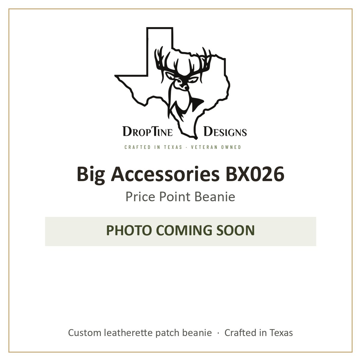 Photo coming soon: Big Accessories BX026 Price Point Beanie