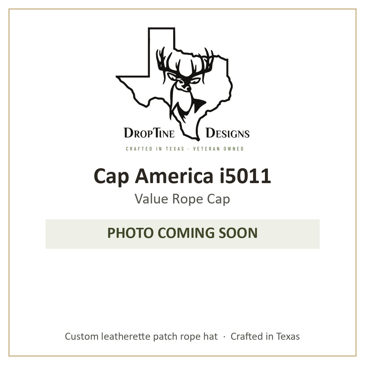 Photo coming soon: Cap America i5011 Value Rope Cap