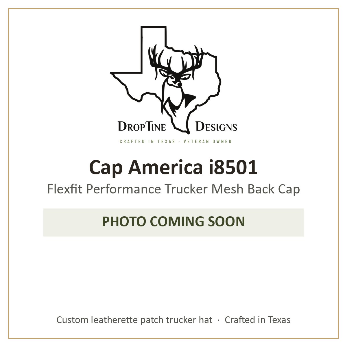 Photo coming soon: Cap America i8501 Flexfit Performance Trucker Mesh Back Cap