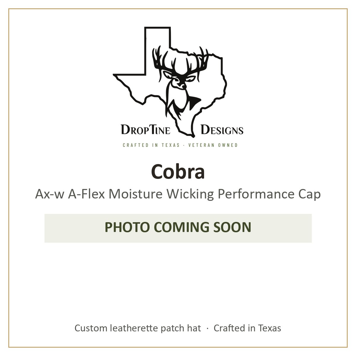 Photo coming soon: Cobra Ax-w A-Flex Moisture Wicking Performance Cap