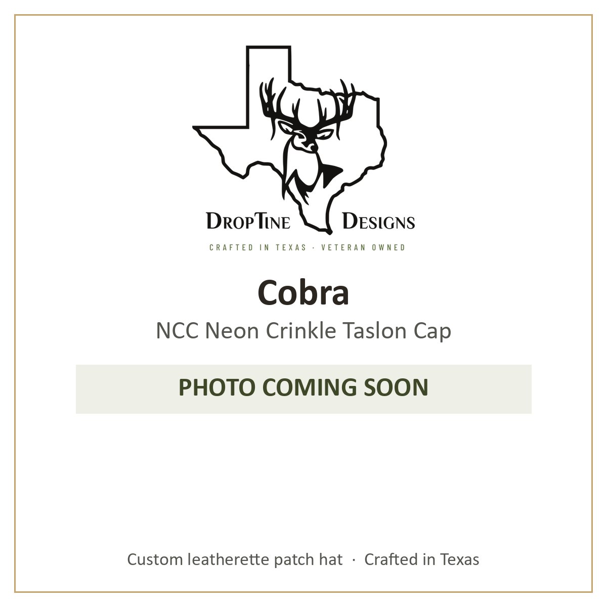 Photo coming soon: Cobra NCC Neon Crinkle Taslon Cap