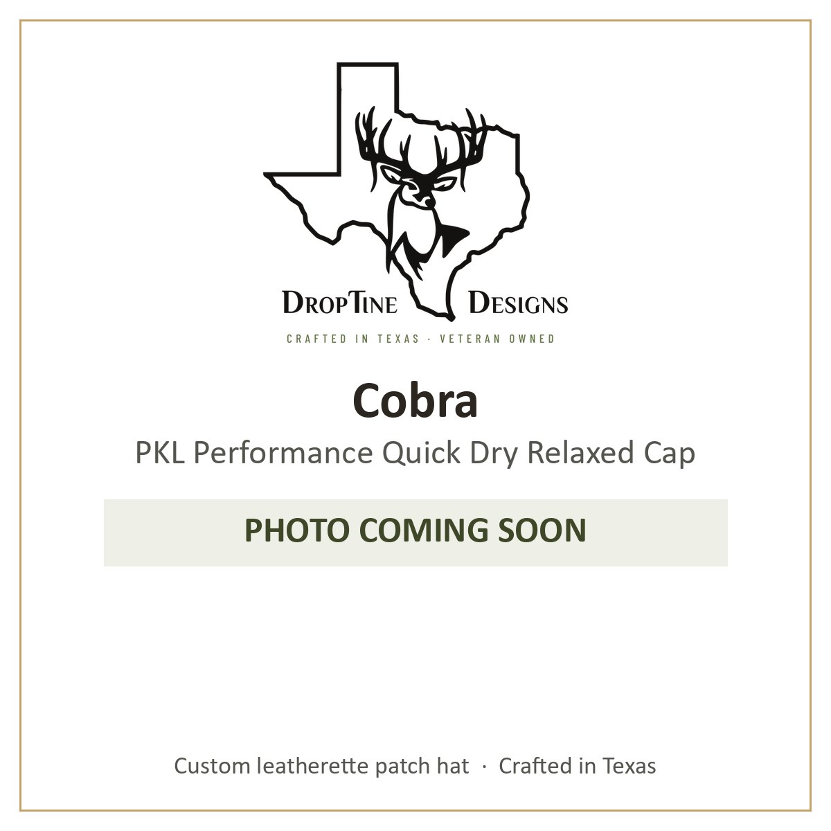 Photo coming soon: Cobra PKL Performance Quick Dry Relaxed Cap