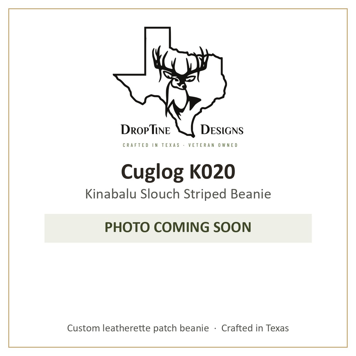 Photo coming soon: Cuglog K020 Kinabalu Slouch Striped Beanie