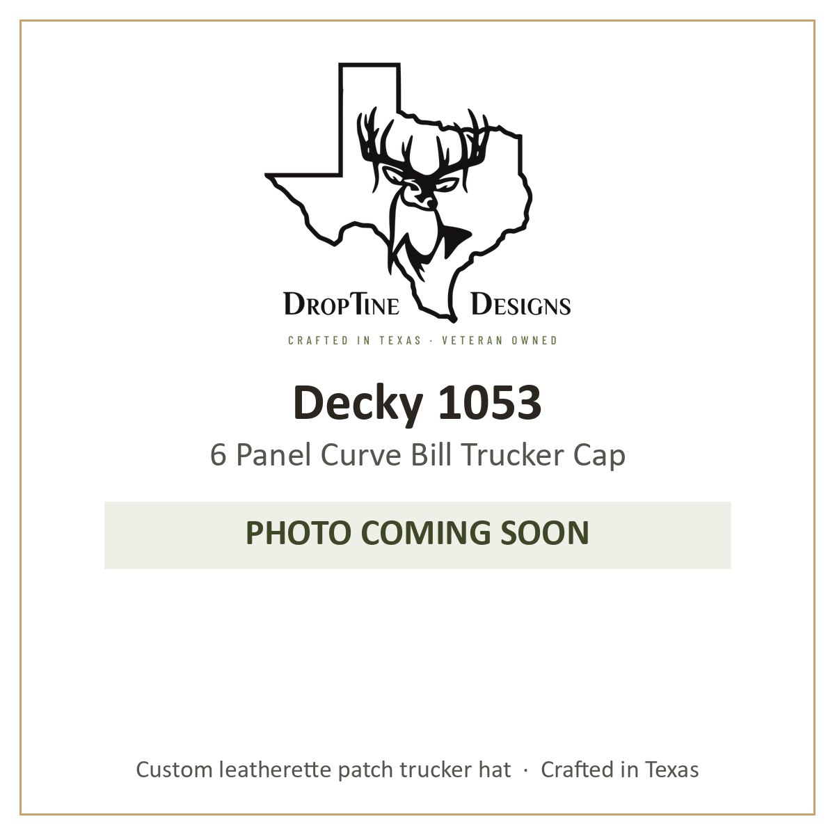 Photo coming soon: Decky 1053 6 Panel Curve Bill Trucker Cap