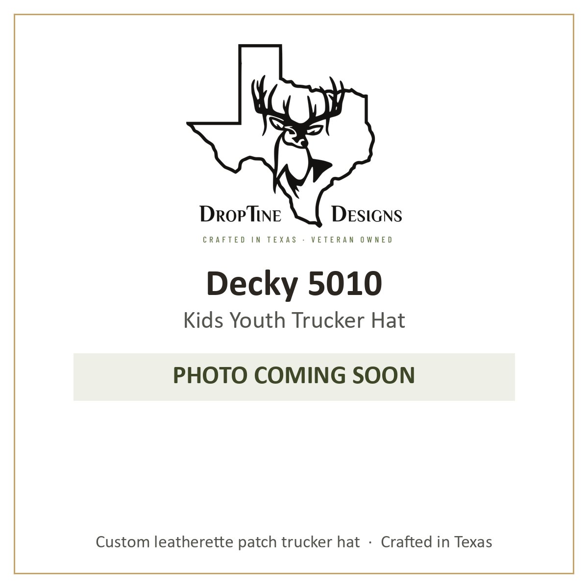 Photo coming soon: Decky 5010 Kids Youth Trucker Hat