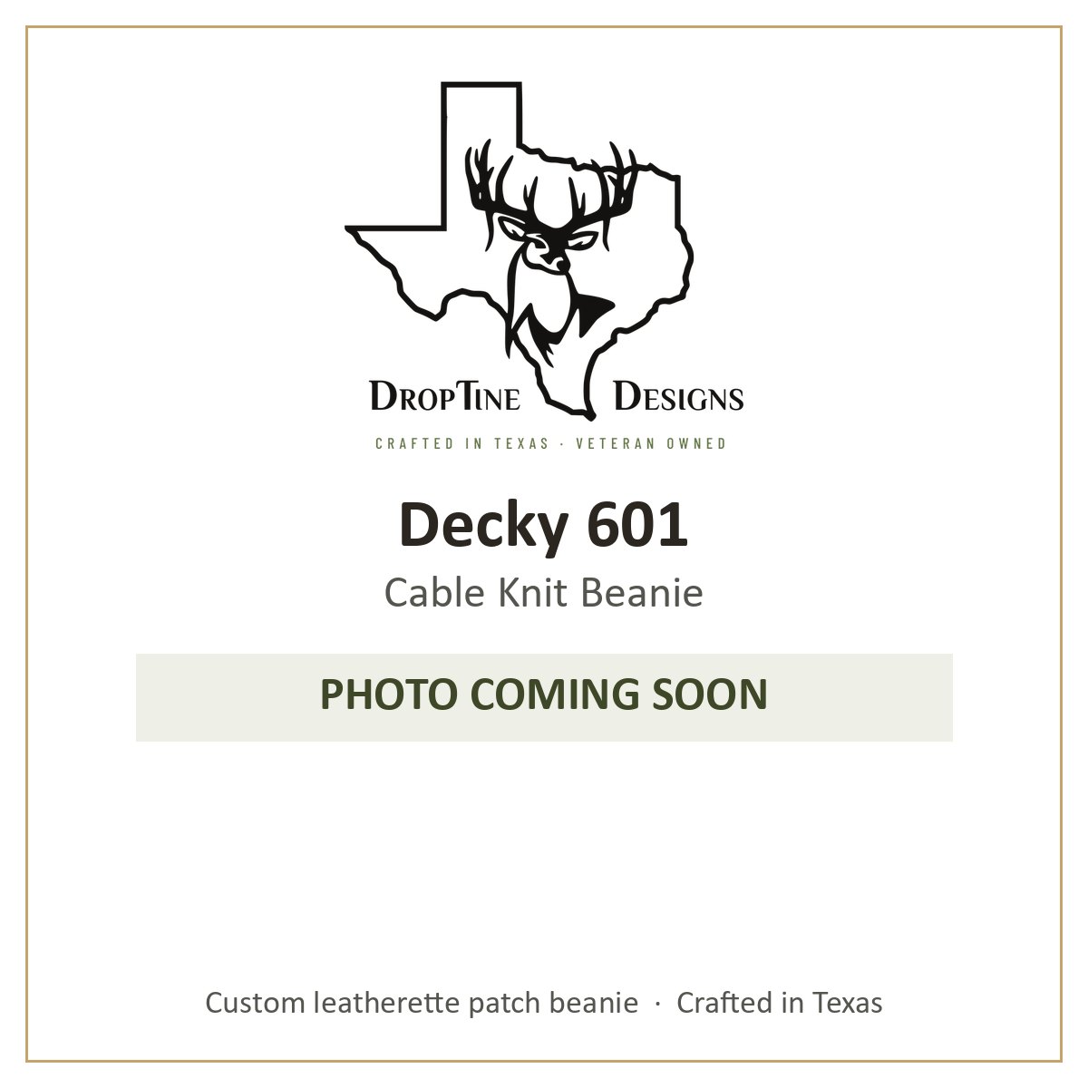 Photo coming soon: Decky 601 Cable Knit Beanie