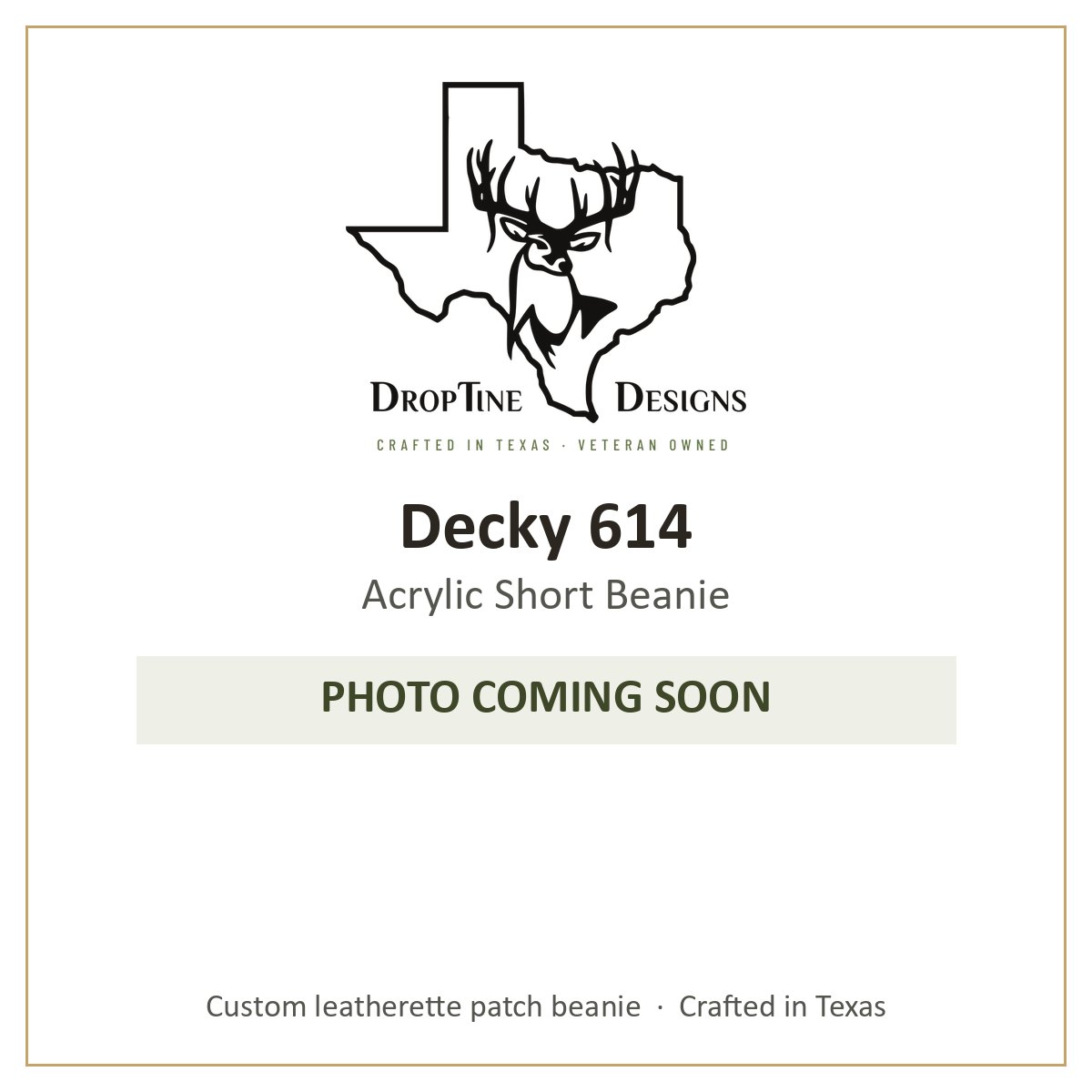 Photo coming soon: Decky 614 Acrylic Short Beanie