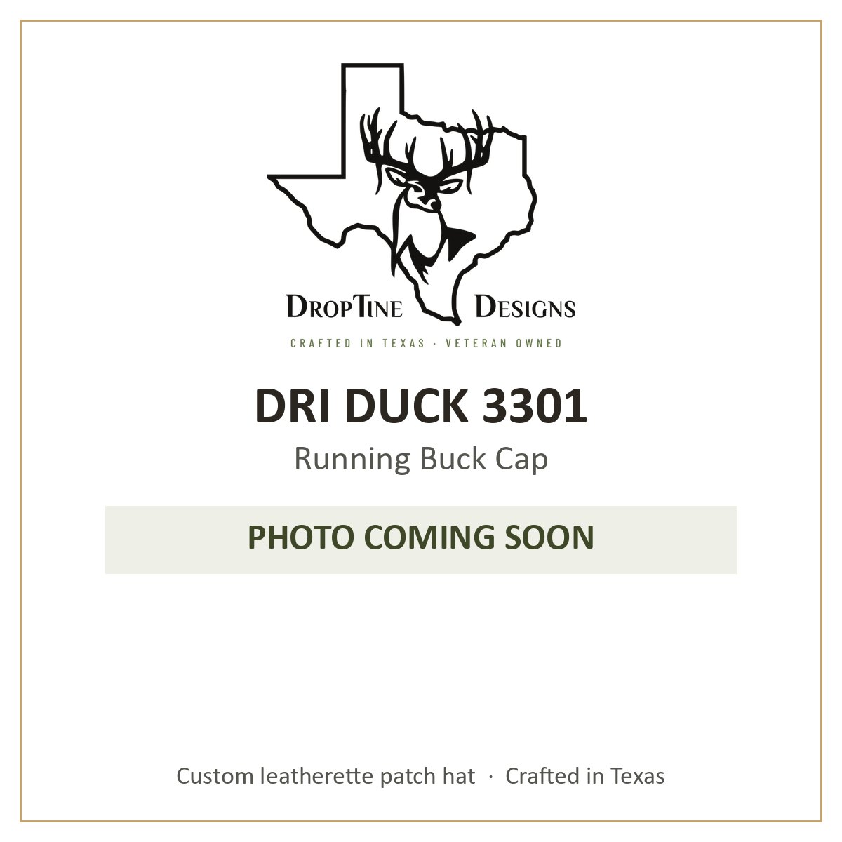 Photo coming soon: DRI DUCK 3301 Running Buck Cap