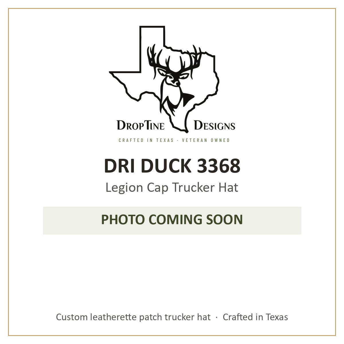 Photo coming soon: DRI DUCK 3368 Legion Cap Trucker Hat
