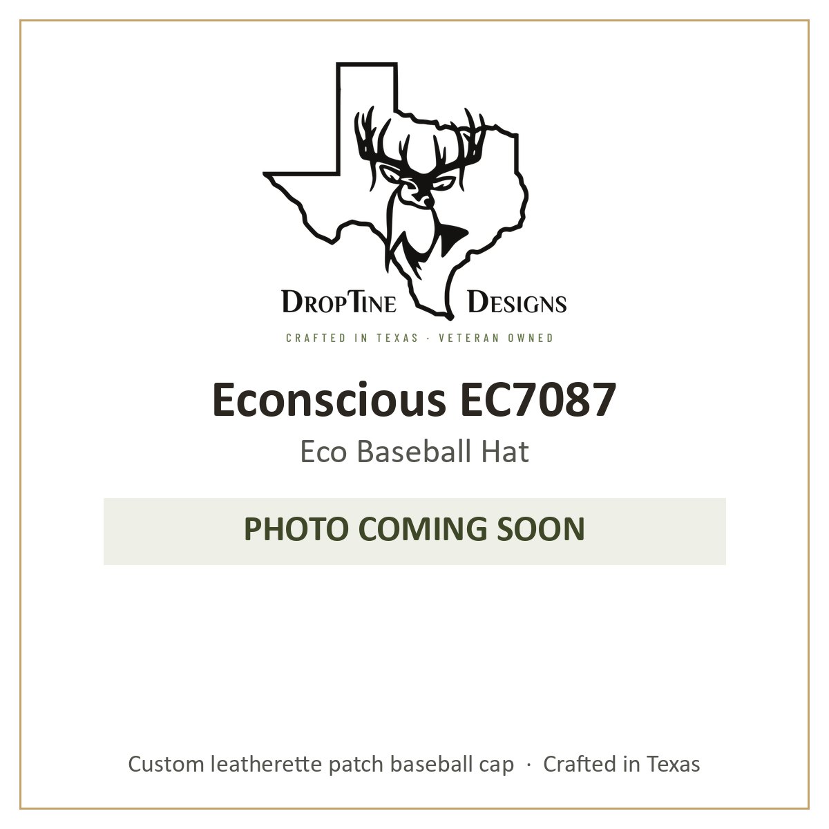 Photo coming soon: Econscious EC7087 Eco Baseball Hat