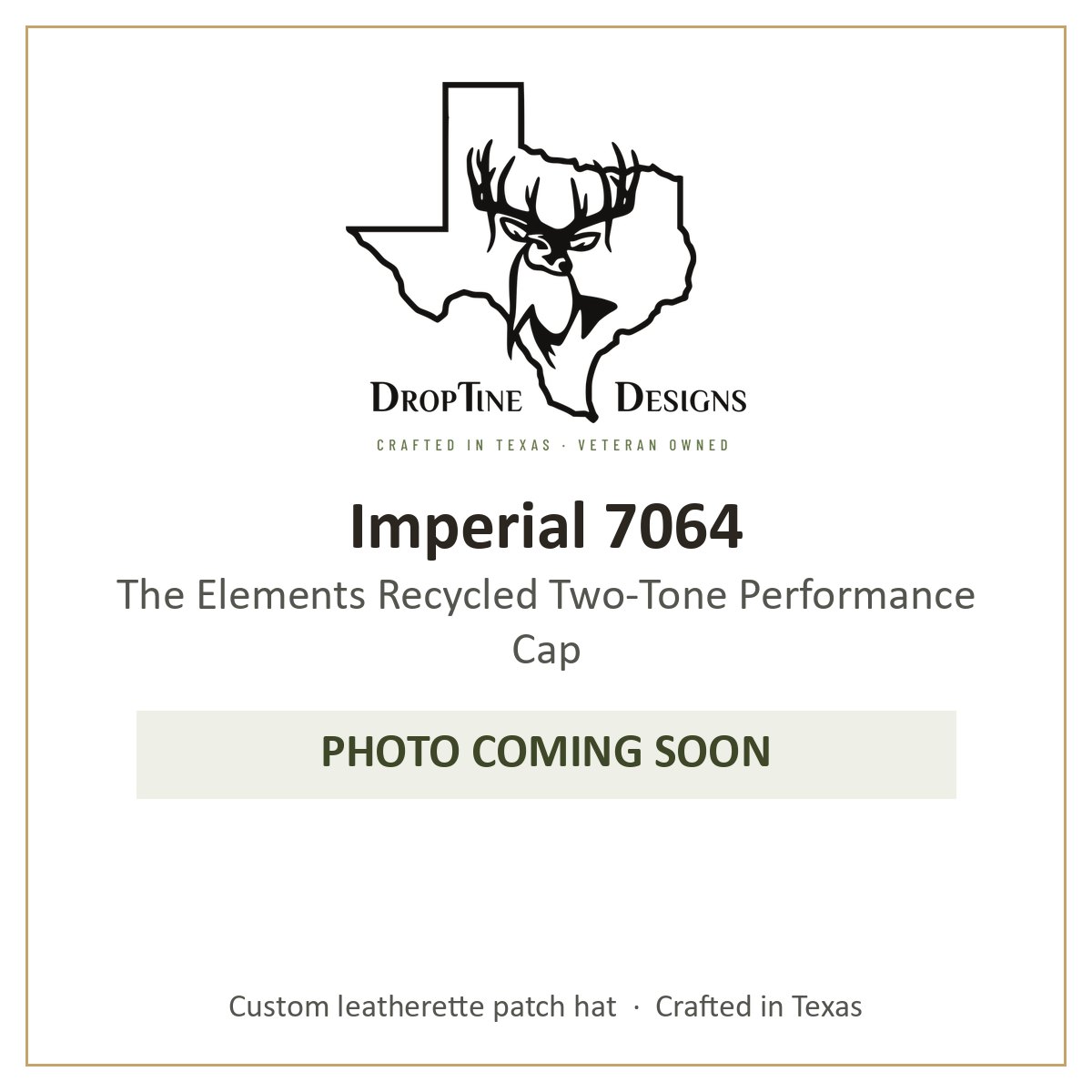 Photo coming soon: Imperial 7064 The Elements Recycled Two-Tone Performance Cap