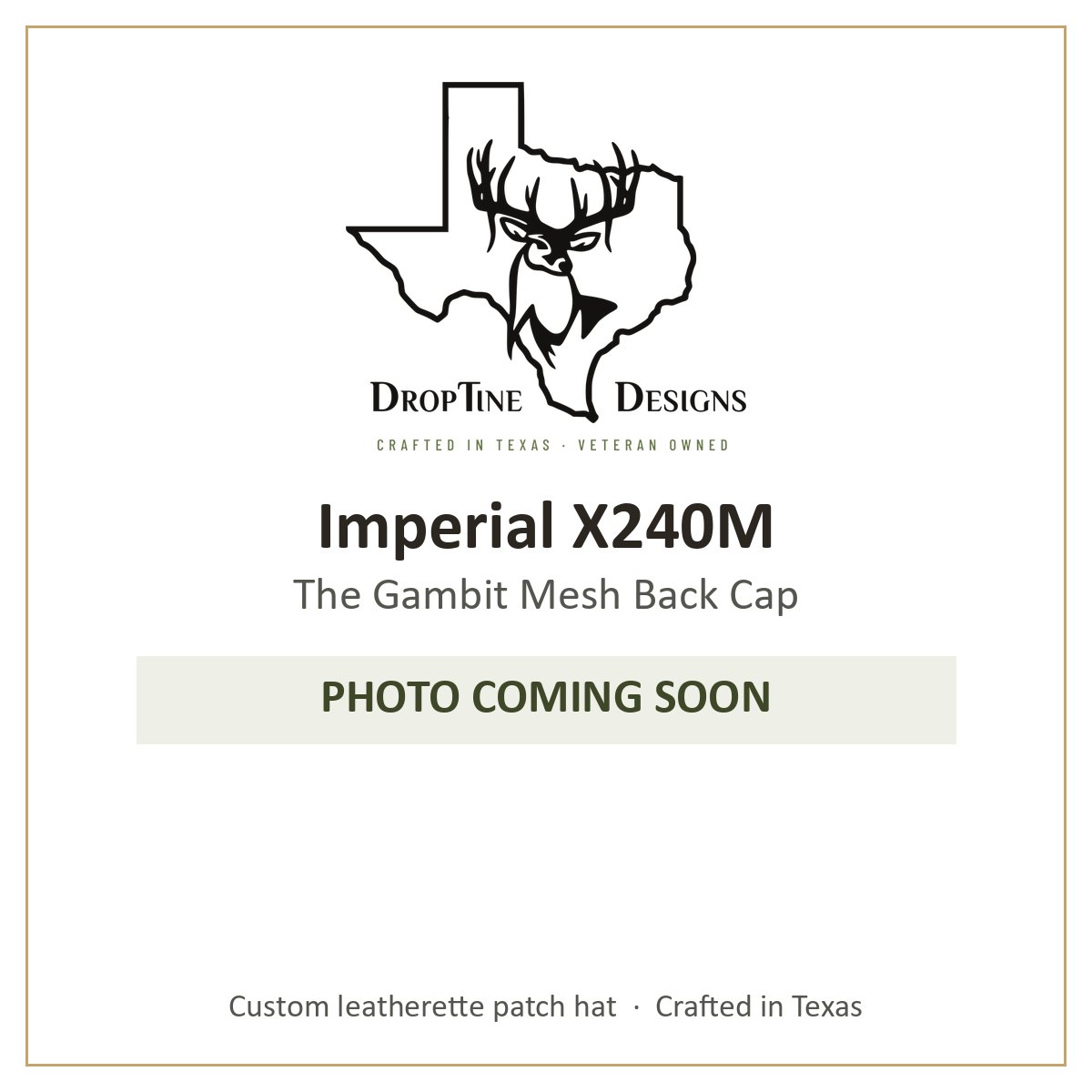 Photo coming soon: Imperial X240M The Gambit Mesh Back Cap