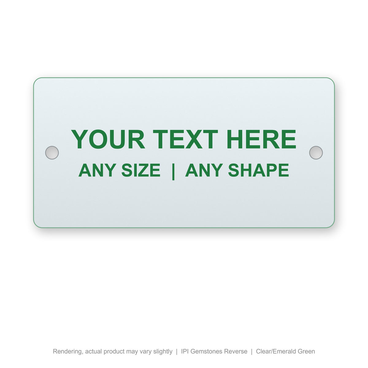 IPI Gemstones Reverse engraved plate (rendering)